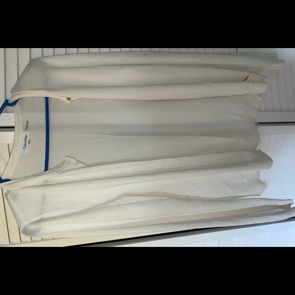 calvin klein button down long sleeve